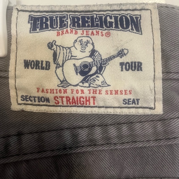 True Religion “WORLD TOUR” JEANS  SIZE 36 baggy fit - Picture 1 of 7